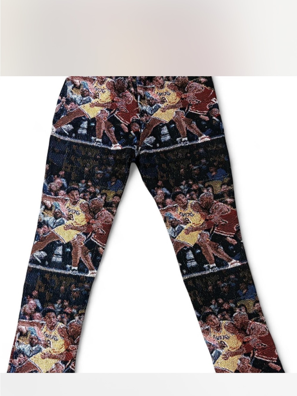 NWOT Kobe Jordan Tribute Tapestry Pants RARE Men’s S - Picture 3 of 6